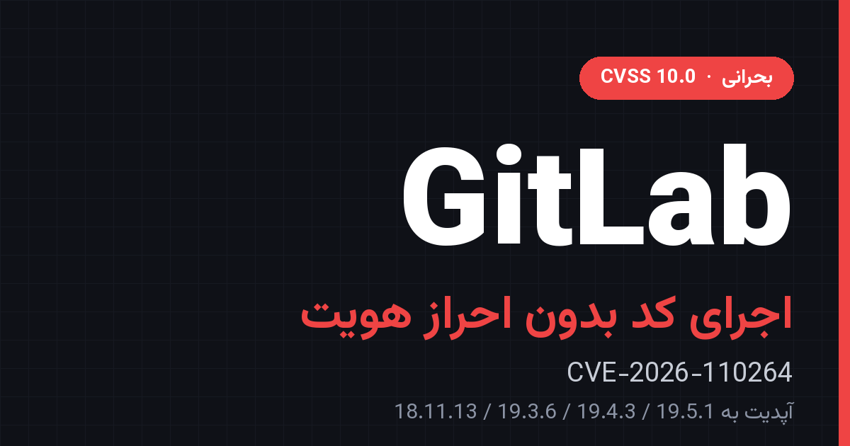 آسیب‌پذیری بحرانی GitLab با امتیاز CVSS 10